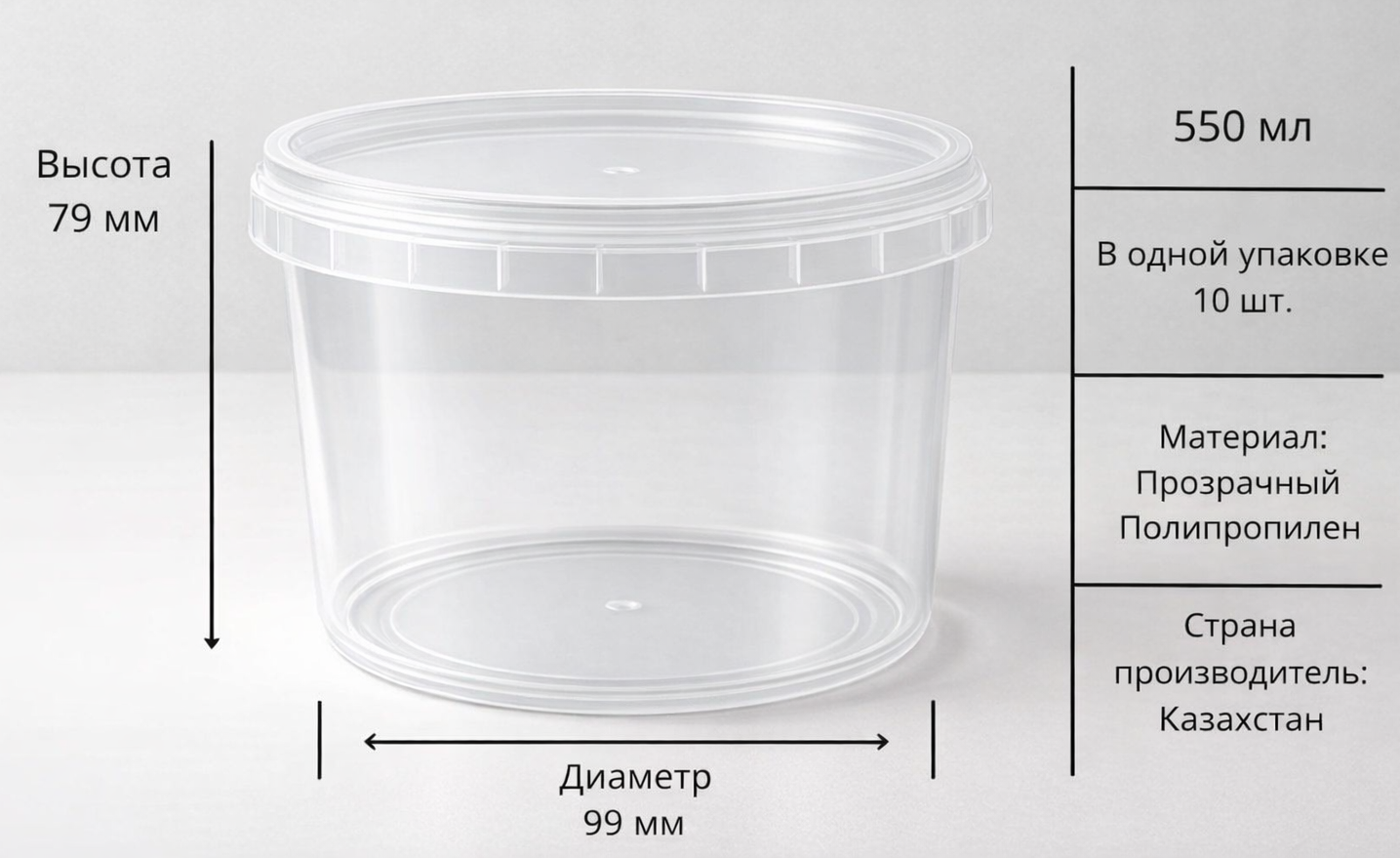 Размеры контейнеров